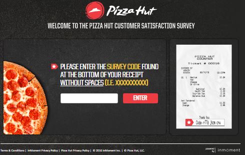 Tellpizzahut – Pizza Hut Survey www.tellpizzahut.com