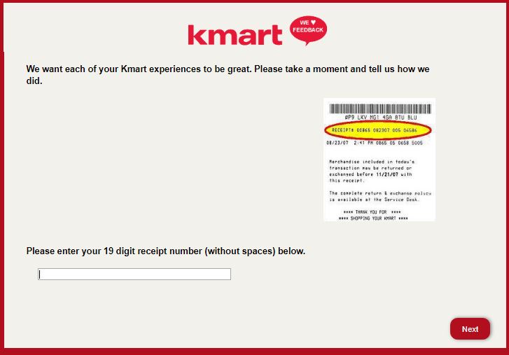 Kmart Customer Satisfaction Survey - www.kmartfeedback.com
