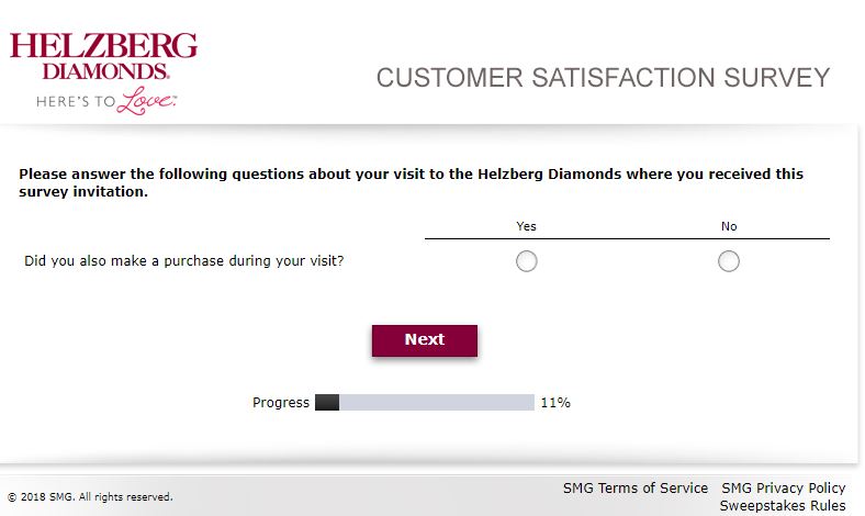helzberg diamonds survey