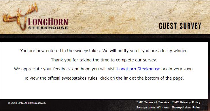 longhorn steakhouse rewards