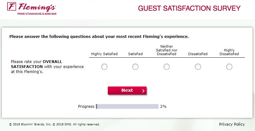 www.flemingslistens.com - Fleming's Guest Satisfaction Survey