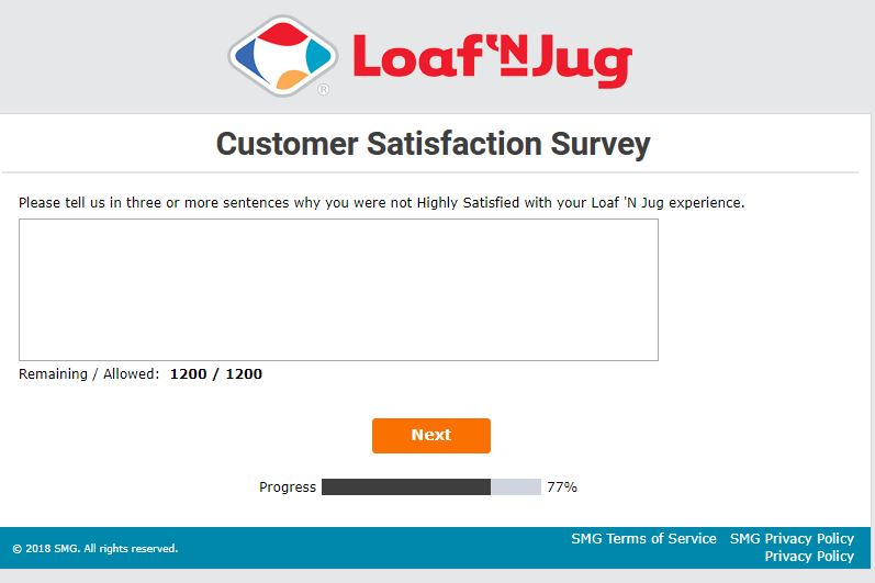  loaf n jug survey