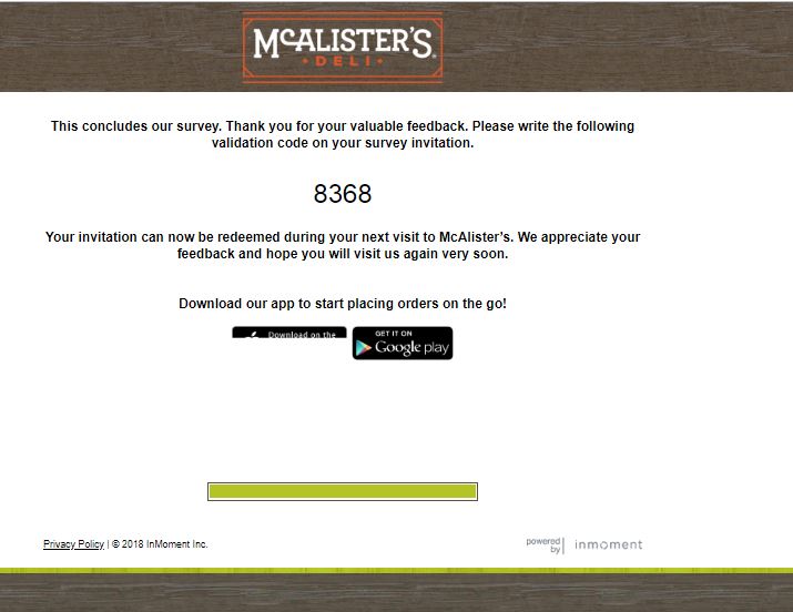 mcalister's deli coupons