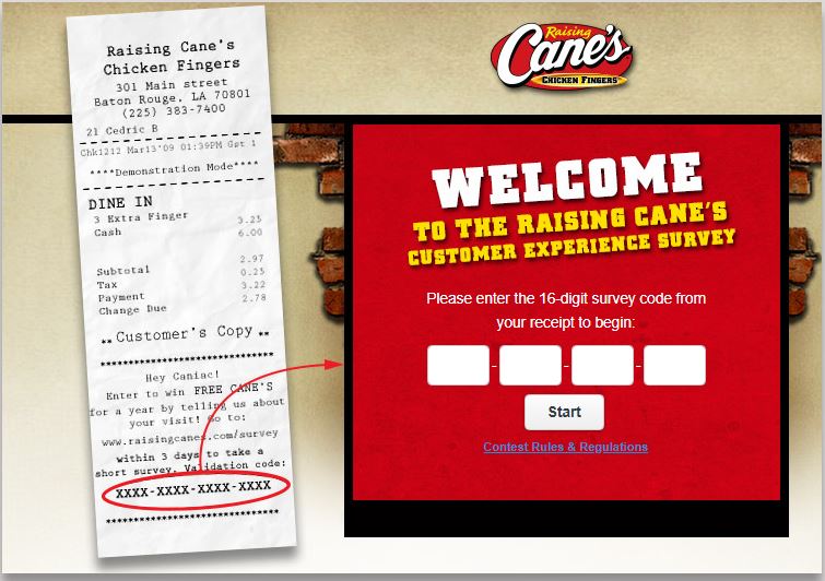 raising cane's customer service