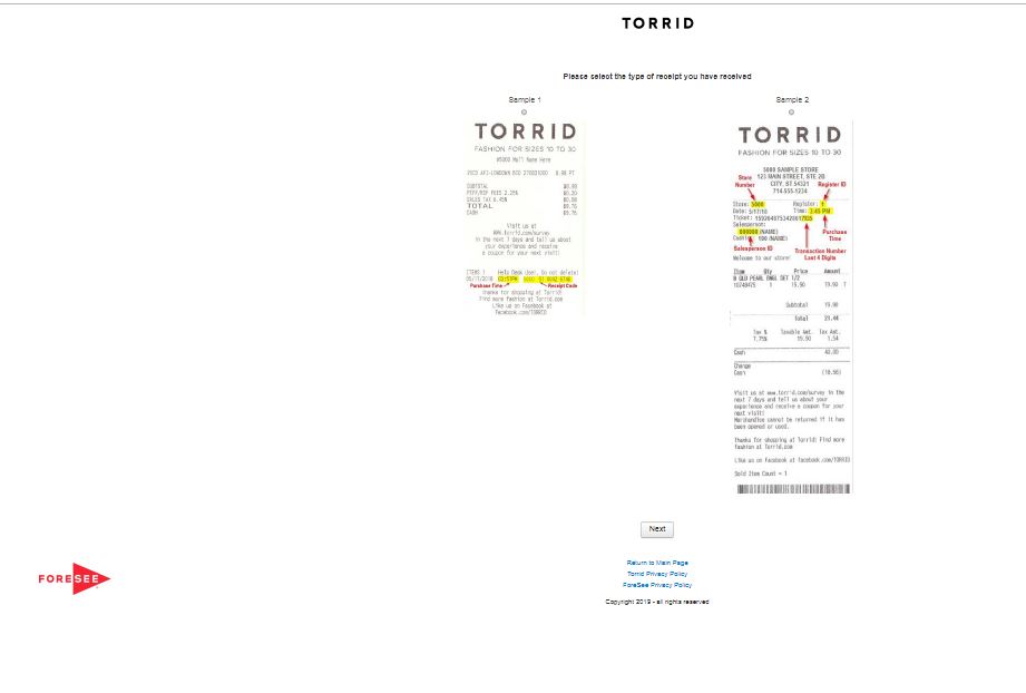 Torrid Customer Satisfaction Survey - www.torrid.com/survey
