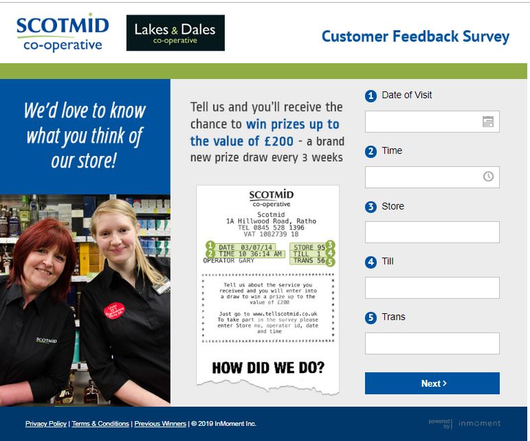 Scotmid Co-op Customer Feedback Survey