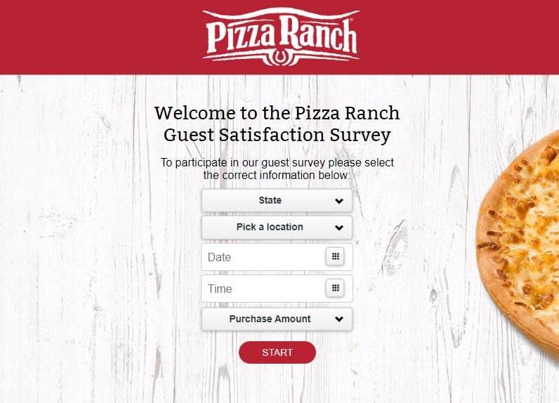 Pizza Ranch Customer Satisfaction Survey