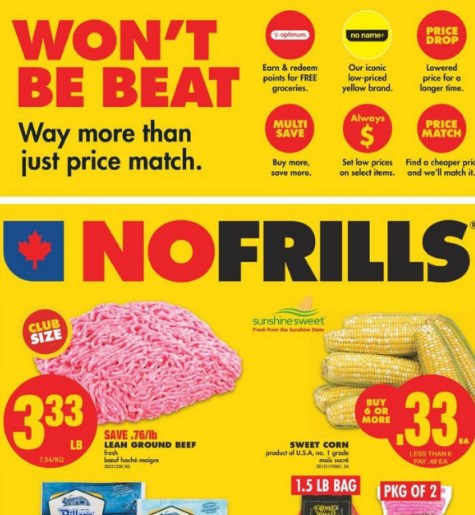 No Frills Price Match