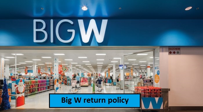 Big W return policy